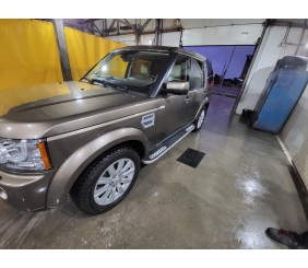 Бокові пороги Tayga V2 (2 шт., алюміній) для Land Rover Discovery IV 2009-2017 рр