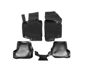 Гумові килимки (4 шт, Niken 3D) для Volkswagen Jetta 2006-2011 рр