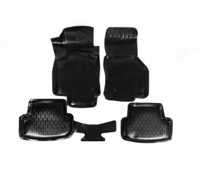 Гумові килимки (4 шт, Niken 3D) для Volkswagen Golf 7/E-Golf 2012-2020 рр