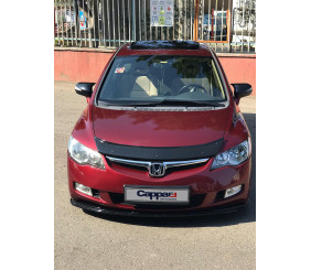 Накладка на передній бампер ЛИП (чорна) для Honda Civic Sedan VIII 2006-2011 рр