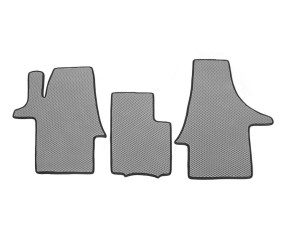 Килимки EVA (сірі, передні, для 1-20261) для Volkswagen T5 Caravelle 2004-2010 рр