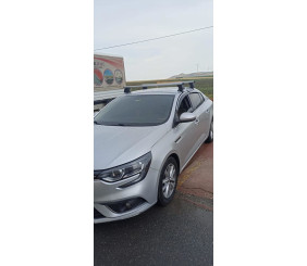 Перемички на гладку дах (2 шт, Asaf V4) для Renault Megane IV 2016-2025 рр