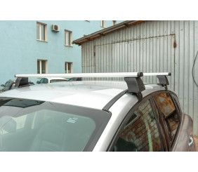 Перемички на гладку дах (2 шт, Asaf V4) для Seat Toledo 2005-2012 рр