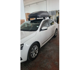 Перемички на гладку дах (2 шт, Asaf V4) для Skoda Superb 2015-2024 рр