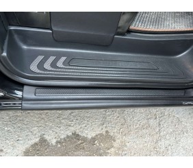 Накладки на пороги EuroCap (2 шт, ABS) для Mercedes Vito/V-class W447 2014- рр