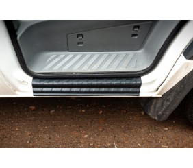 Накладки на пороги EuroCap (2 шт, ABS) для Mercedes Sprinter W906 2006-2018 рр