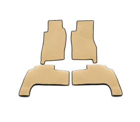 Килимки EVA (бежеві) 2 штуки (передні) для Nissan Patrol Y61 1997-2011 рр