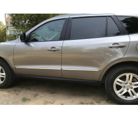 Молдинг дверний (4 шт, нерж.) для Hyundai Santa Fe 2 2006-2012 рр