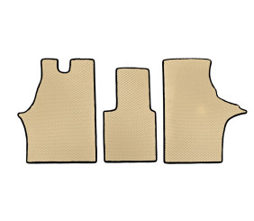 Килимки EVA (бежеві) з 3 частин для Mercedes Vito W638 1996-2003 рр