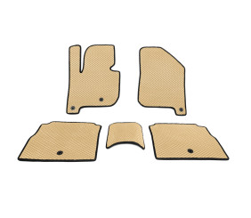 Поліуретанові килимки EV (EVA, бежеві) для Kia Soul II 2013-2018 рр