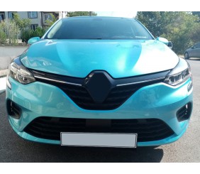 Накладки на решітку (2 шт) Carmos - Турецька сталь для Renault Clio V 2019- рр