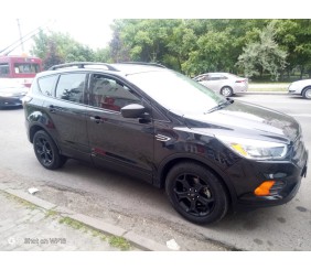 Турецькі рейлінги Чорні (2 шт) для Ford Kuga/Escape 2013-2019 рр