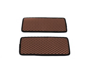 Поліуретанові килимки на пороги (2 шт, EVA, цегляні) для Citroen Jumper 2007-2025 рр