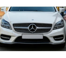Передня решітка 2011-2014 (Diamond Silver) для Mercedes CLS C218 рр