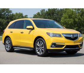 Бокові пороги Vision New Black (2 шт., Алюміній) для Acura MDX 2013-2020 рр