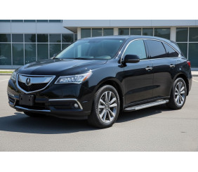 Бокові пороги Duru (2 шт., Алюміній) для Acura MDX 2013-2020 рр