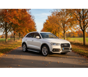 Бокові пороги Mevsim Grey (2 шт., Алюміній) для Ауди Q3 2011-2019 рр