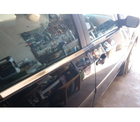 Зовнішня окантовка стекол (4 шт, нерж) Carmos - Турецька сталь для Ford Fiesta 2002-2008 рр