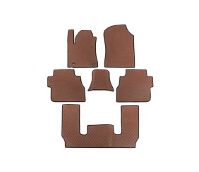 Поліуретанові килимки 3 ряди (EVA, цегляні) Середній ряд - 3 місця для Toyota Sequoia 2007-2022 рр