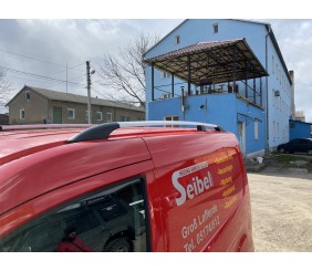 рейлінги Хром Максі, пластикові ніжки для Ford Connect 2014-2021 рр