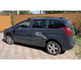 Рейлінги OmsaLine Solid (2 шт, чорні) для Peugeot 5008 2009-2016 рр