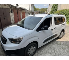 Рейлінги OmsaLine Solid (2 шт, сірі) довга база для Peugeot Partner/Rifter 2019- рр