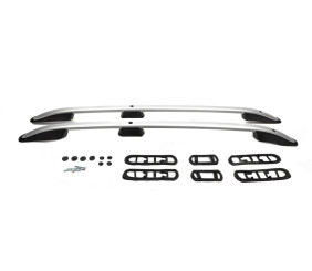 Рейлінги OmsaLine Elegance (2 шт, сірі) для Subaru XV 2011-2017 рр