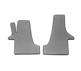 Килимки EVA (сірі, передні, для 2 -2026 1) для Volkswagen T5 2010-2015 рр