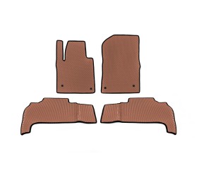 Поліуретанові килимки (2007-2012, EVA, цегляний) для Toyota Land Cruiser 200 рр