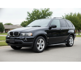 Бокові пороги Line (2 шт, алюм.) для BMW X5 E53 1999-2006 рр