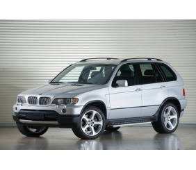 Бокові пороги Tayga Grey (2 шт, алюм.) для BMW X5 E53 1999-2006 рр