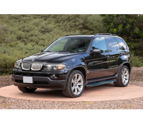 Бокові пороги Maya Blue (2 шт, алюм.) для BMW X5 E53 1999-2006 рр