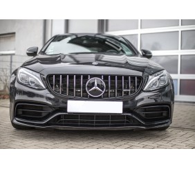 Передня решітка Panamericana GT (для оригінального C63 AMG) 2014-2018, без камери для Mercedes C-сlass W205 рр