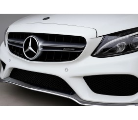 Передня решітка C63-design (для Avantgarde/AMG-Line/C43 AMG) 2014-2018, з камерою для Mercedes C-сlass W205 рр