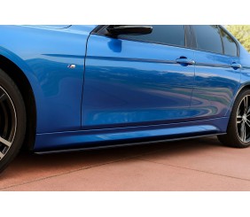 Накладки на пороги EuroCap (під M-Sport пороги, чорний глянець) для BMW 3 серія F30/F31 2012-2019 рр