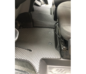 Килимки EVA (Передні, чорні) для Ford Custom 2013-2022 рр