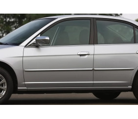 Накладки на ручки (8 шт, нерж) для Honda Civic Sedan VII 2001-2006 рр