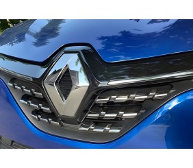 Накладки на решітку (6 шт) Carmos - Турецька сталь для Renault Clio V 2019- рр
