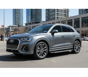 Бокові пороги Duru (2 шт., Алюміній) для Ауди Q3 2019- рр