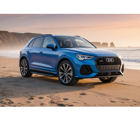 Бокові пороги Maya Blue (2 шт., Алюміній) для Ауди Q3 2019- рр