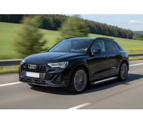 Бокові пороги Vision New Black (2 шт., Алюміній) для Ауди Q3 2019- рр