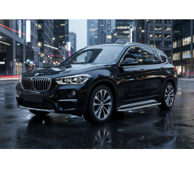 Бокові пороги Maydos V2 (2 шт., Алюміній) для BMW X1 F48 2015-2022 рр