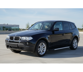 Бокові пороги Duru (2 шт., Алюміній) для BMW X3 E83 2003-2010 рр
