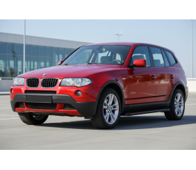Бокові пороги Maya Red (2 шт., Алюміній) для BMW X3 E83 2003-2010 рр