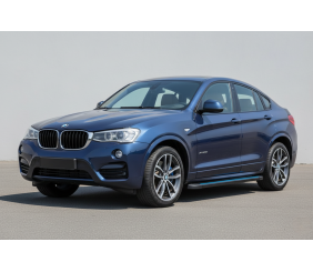 Бокові пороги Maya Blue (2 шт., Алюміній) для BMW X4 F26 2014-2018 рр