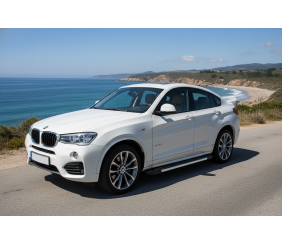Бокові пороги RedLine (2 шт., Алюміній) для BMW X4 F26 2014-2018 рр