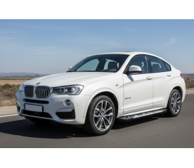 Бокові пороги Sunrise (2 шт., Алюміній) для BMW X4 F26 2014-2018 рр