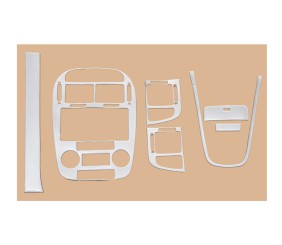 Накладки на панель 2006-2009 Алюміній, клімат для Kia Cerato 1 рр