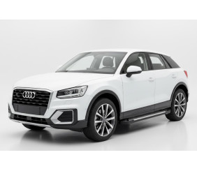 Бокові пороги Line (2 шт., Алюміній) для Ауди Q2 2016- рр