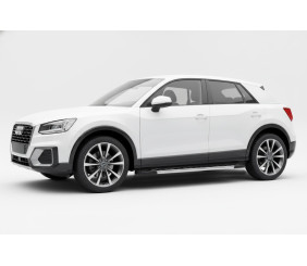Бокові пороги RedLine (2 шт., Алюміній) для Ауди Q2 2016- рр